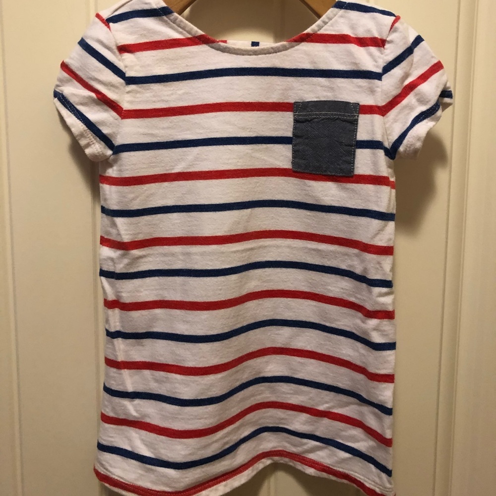 red white & blue t-shirt dress